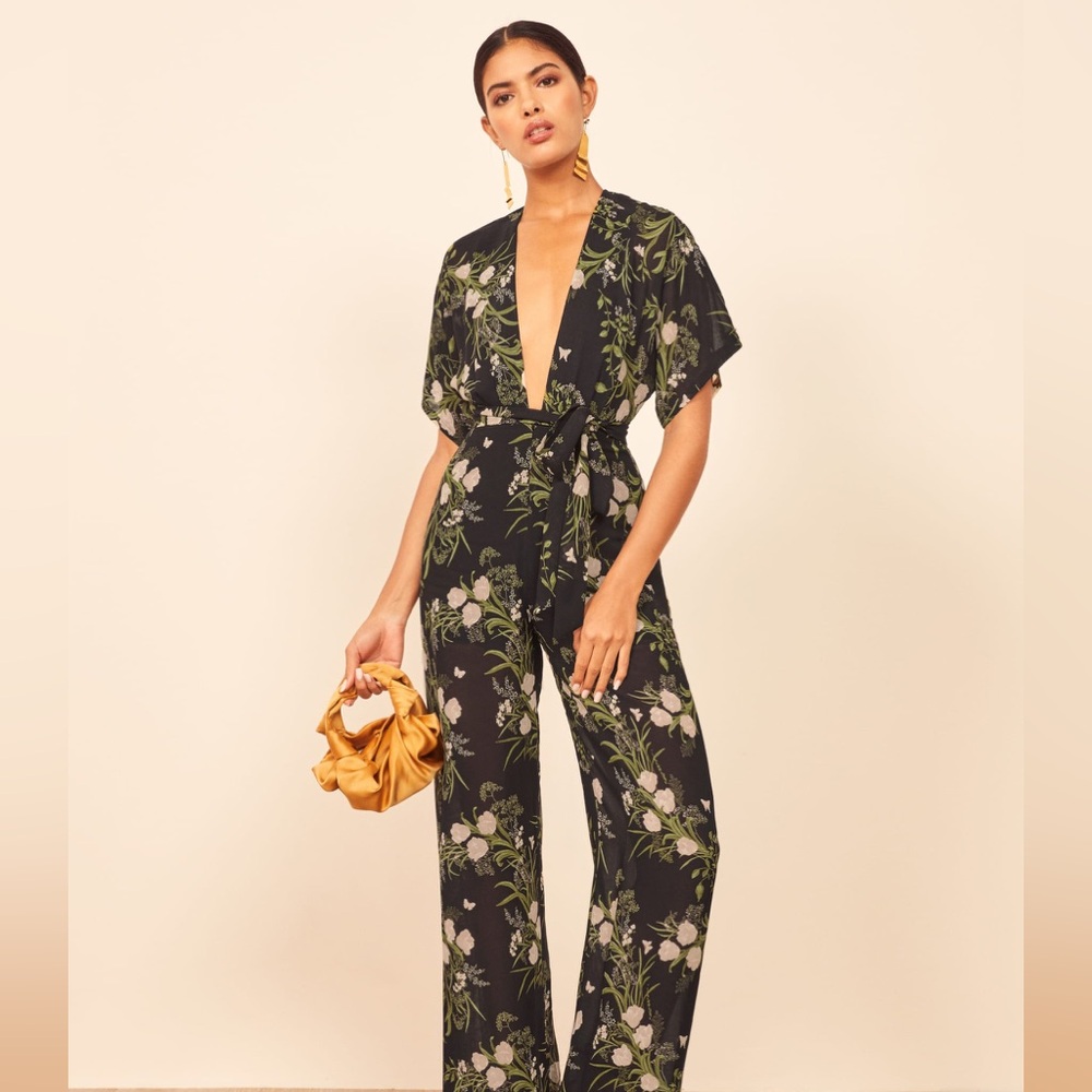 Reformation Lemongrass Jumpsuit